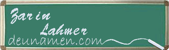 Zarin Lahmer Visitenkarte
